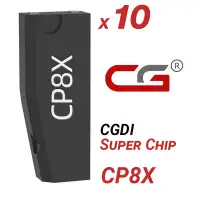 CGDI CP8X Super Chip – Universal Rewritable Transponder Chip (Pack of 10)