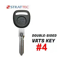 Chevrolet Corvette Double Sided VATS Key Strattec 598514 #4