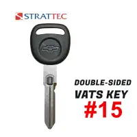 Chevrolet Corvette Double Sided VATS Key Strattec 598525 #15