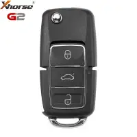 Xhorse VVDI Flip Wire Remote Key 2nd Generation B5 Style 3 Button XKB526EN (New Version of XKB506EN)