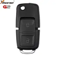 Xhorse VVDI Flip Wire Remote Key 2nd Generation B5 Style 2 Button XKB528EN (New Version of XKB508EN)