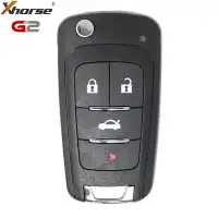 Xhorse Universal Wire Flip Remote Key 2nd Generation Buick Style 4 Button XKBU21EN (New Version of XKBU01EN)