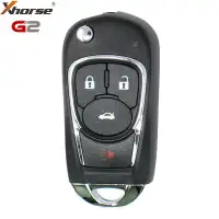 Xhorse Wire Flip Remote Key 2nd Generation Buick Style 4 Button XKBU22EN (New Version of XKBU02EN)