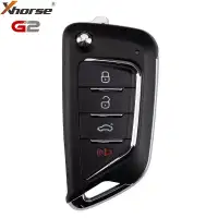 Xhorse Universal Flip Wire Remote Key 2nd Generation 4 Button Cadillac Type XKCD06EN (New Version of XKCD02EN)