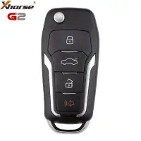 Xhorse Universal Wired Flip Remote Key Ford Style 4 Button 2nd Generation XKFO21EN (New Version of XKFO01EN)