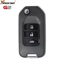Xhorse Universal Wire Flip Remote Key 2nd Generation Honda Type 3 Button XKHO20EN (New Version of XKHO00EN)