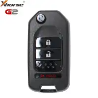 Xhorse Universal Wire Flip Remote Key 2nd Generation Honda Style 3 Button XKHO22EN (New Version Of XKHO02EN)