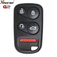 Xhorse Wire Remote 2nd Generation Honda Style 5 Button XKHO23EN (New Version of XKHO03EN)