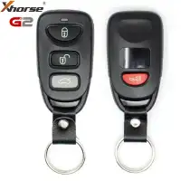 Xhorse Wire Remote Key 2nd Generation Hyundai Style 3+1 Button XKHY21EN (New Version of XKHY01EN)