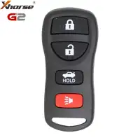Xhorse Universal Wire Remote Key 2nd Generation 4 Button Nissan Type XKNI20EN (New Version of XKNI00EN)