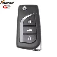 Xhorse Wire Flip Remote Key 2nd Generation Toyota Style 3 Button XKTO20EN (New Version of XKTO00EN)