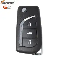 Xhorse Universal Wireless Flip Remote Key 2nd Generation Toyota Style 3 Buttons XNTO20EN (New Version of XNTO00EN)