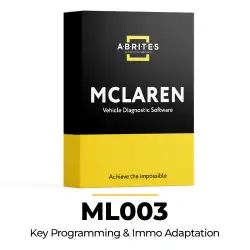 Abrites ML003 Key Programming and Immo Parts Adaptation for McLaren
