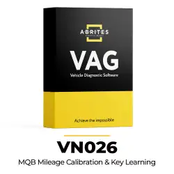 Abrites VN026 MQB Mileage Calibration and Key Learning Immo 5A/5B for VAG