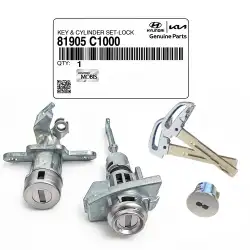 Hyundai Sonata OEM Key & Cylinder Set-Lock – 81905-C1000 (2015-2017)