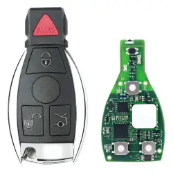 CG MB 08 Version Keyless Go Key 2-in1 315MHz/433MHz with Shell for Mercedes W164 W221 W216 from Year 2005-2010