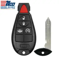 Fobik Key for Dodge Ram 68159655AB GQ4-53T ILCO LookAlike