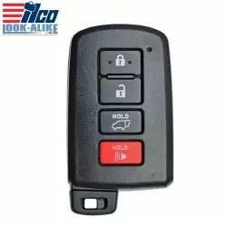 2013-2020 Smart Remote Key for Toyota 89904-0E120, 89904-0E121 HYQ14FBA ILCO LookAlike