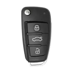 Xhorse Wire Flip Remote A6L Style Silicagel 3 Buttons XKA600EN