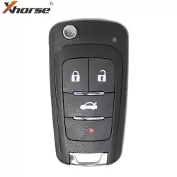 Xhorse Wire Flip Remote Key Buick Style 4 Buttons XKBU01EN