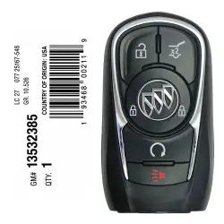 2017-2020 Buick Envision Smart Remote Key 13532385 HYQ4AA 5 Button