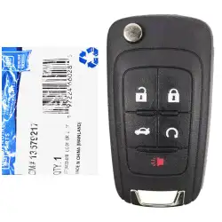2013-2018 Chevrolet Sonic Flip Remote Key 13579217 KR55WK50073