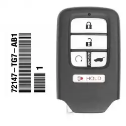 2019-2021 Honda Pilot Passport Proximity Remote Key 72147-TG7-AB1 KR5 V44, KR5 T44 Driver 2