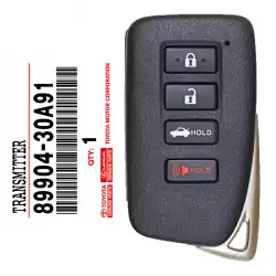 2013-2015 Lexus ES300h GS350 GS450h Smart Remote Key 89904-30A91 HYQ14FBA