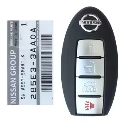 2013 Nissan Sentra Smart Keyless Remote Key 4 Button 285E3-3AA0A CWTWB1U815