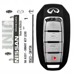 2019-2024 Infiniti QX50, QX55 Smart Remote Key 285E3-5NY3A KR5TXN1 4 Button