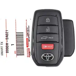 2024-2026 Toyota Corolla Cross Hybrid Smart Remote Key 8990H-0A021 HYQ14FBW 4 Button