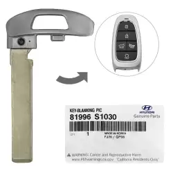 Hyundai Santa Fe OEM Emergency Insert Key Blade 81996-S1030