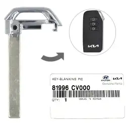 2022-2023 KIA EV6 Emergency Insert Key Blade 81996-CV000