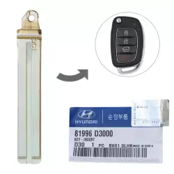 2016-2019 Hyundai Tucson Sonata OEM Flip Key Blade 81996-D3000
