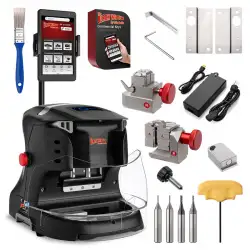 Black Widow V2 Deluxe Package Portable Key Cutting Machine Supports Smart Phone and Tablet