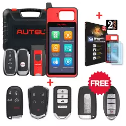 Bundle of Autel Universal Key Generator Kit KM100, FREE 5 Autel Premium Remotes, Magnus Screen Protector 5.5