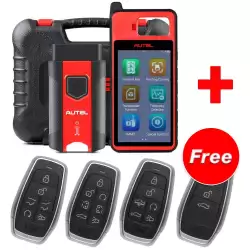 Bubdle of Autel Universal Key Generator Kit KM100 and FREE 4 Autel Remotes