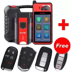 Bubdle of Autel Universal Key Generator Kit KM100 and FREE 4 Autel Premium Remotes