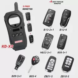 Special Bundle Offer KeyDiy Starter Kit KEYDIY KD-X2 Remote Generator And Maker With 8 Popular Remotes