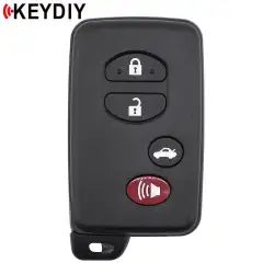 KeyDiy KD Toyota Universal Smart Remote Key 4 Button With Black Shell TDB03-4