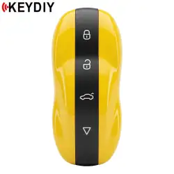 KEYDIY Universal Smart Remote Key Amber Yellow 4 Button for 46 47 48 49 4A MQB48 5C Chip ZB71-4