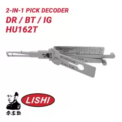 Original Lishi HU162T 8-Cut for VW, Audi 2-in-1 Pick Decoder Anti Glare