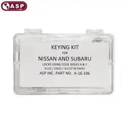 1982-2011 Nissan Infiniti Subaru X123/ DA25 Keying Tumbler Kit A-16-106