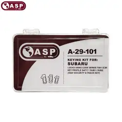 2009-2014 Subaru DAT17 4 Track High Security Keying Tumbler Kit A-29-101