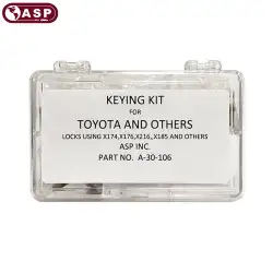1998-2004 Toyota X174 / TR40 Keying Tumbler Kit A-30-106