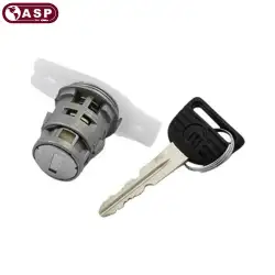 1990-2001 Honda Acura HD103 Passenger Door Lock Cylinder Coded D-19-112