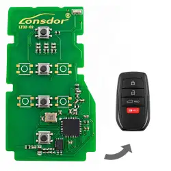 Lonsdor LT32-02 Universal Smart Key PCB Board Toyota Lexus 4A-B6 4 Button