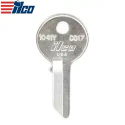 ILCO Mechanical Metal Head Key for Chicago Keyway 1041Y / CG17