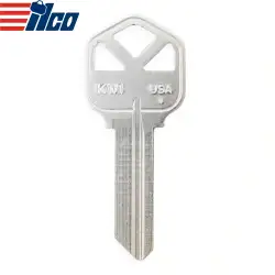ILCO KW1-NP Kwiset Key Blank Nickle Plated