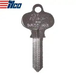 ILCO SE1 1022 Metal Key Blank Nickel Plated Finish Segal